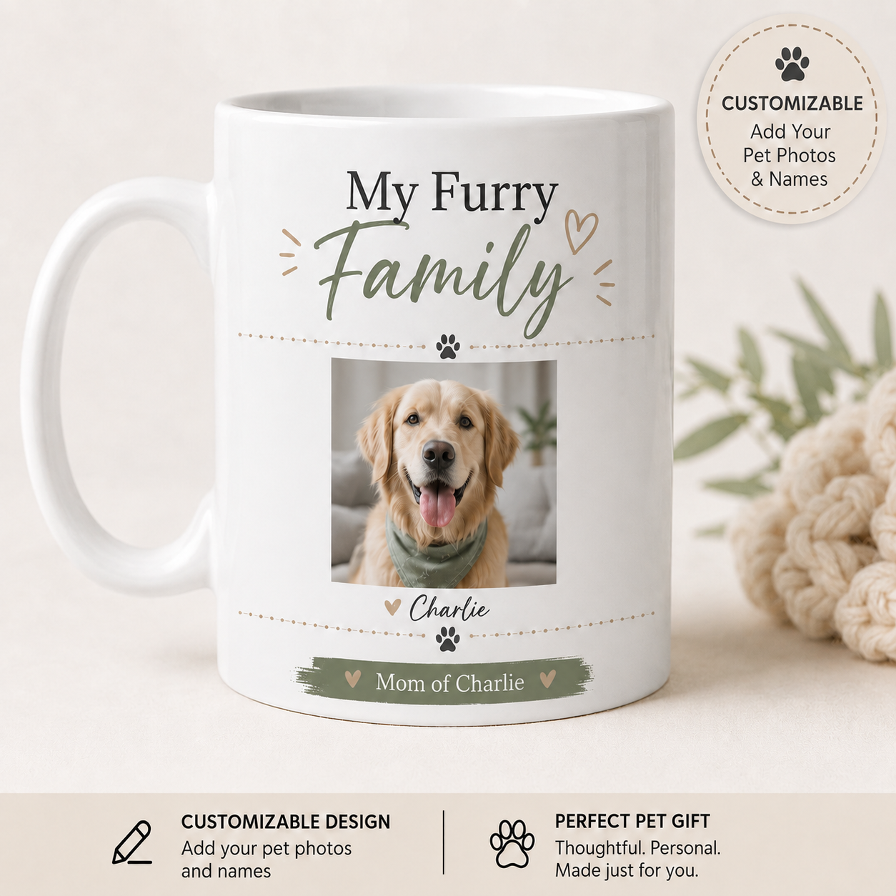 Custom Pet Mugs | Personalized Dog & Cat Mugs