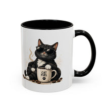 Cat Fuel Coffee Mug — Funny Black Cat Coffee Cup (11/15oz)
