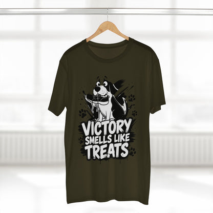 Victory Smells Like Treats Tee — Funny Dog Lover T‑Shirt