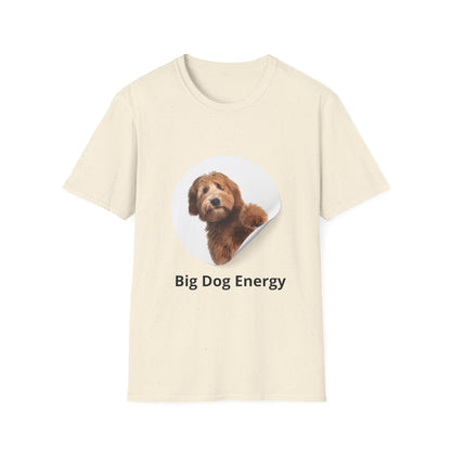 Big Dog Energy T-Shirt — Cute Peekaboo Doodle Graphic Tee