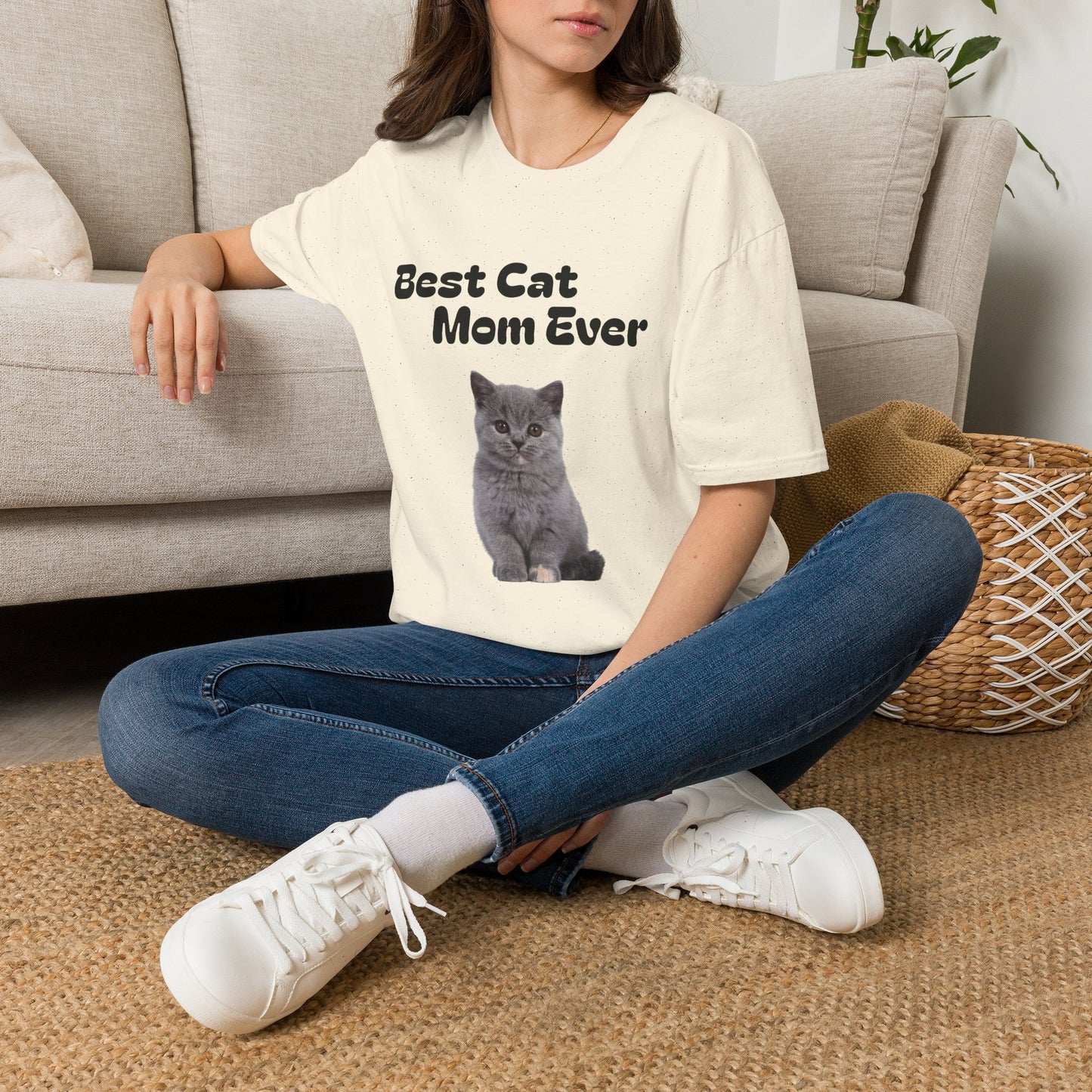 Best Cat Mom Ever T-Shirt — Cute Cat Lover Tee, Mother's Day Gift