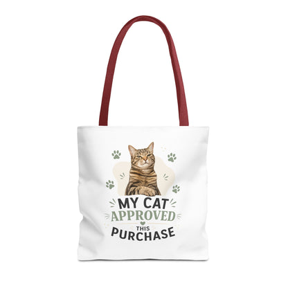 Cat-Approved Tote Bag – "My Cat Approved This Purchase" Cute Cat Shopper Tote