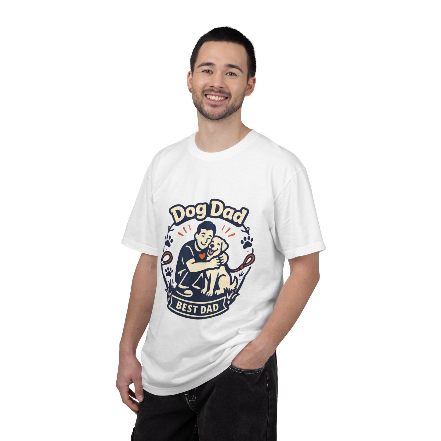 Dog Dad T-Shirt — Best Dad Graphic Tee for Dog Lovers