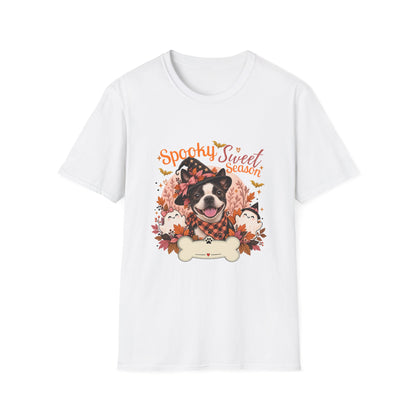 Personalized Boston Terrier Halloween T-Shirt – Custom Pet Name Tee