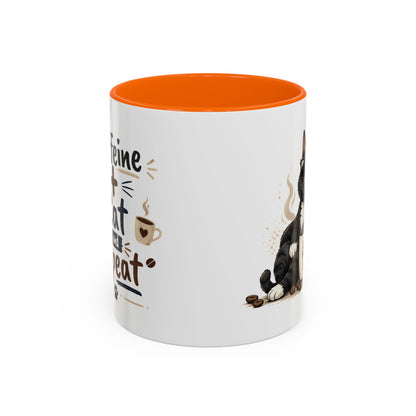 Cat Fuel Coffee Mug — Funny Black Cat Coffee Cup (11/15oz)