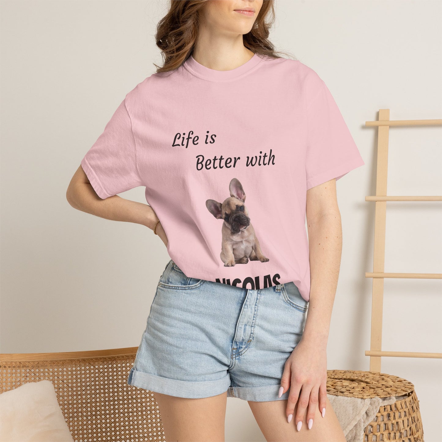 Custom Pet Portrait T-Shirt — Personalized Pet Photo Tee