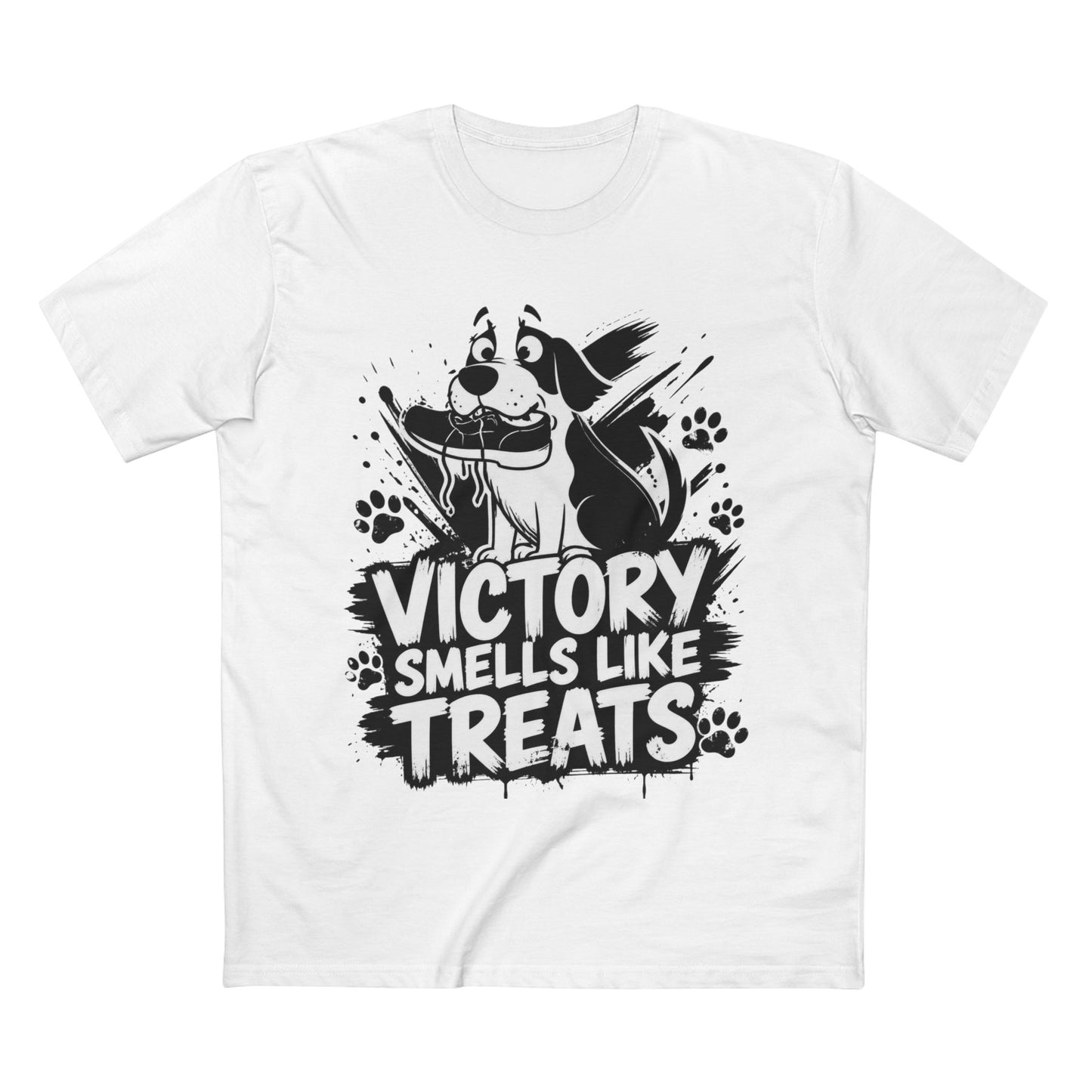Victory Smells Like Treats Tee — Funny Dog Lover T‑Shirt