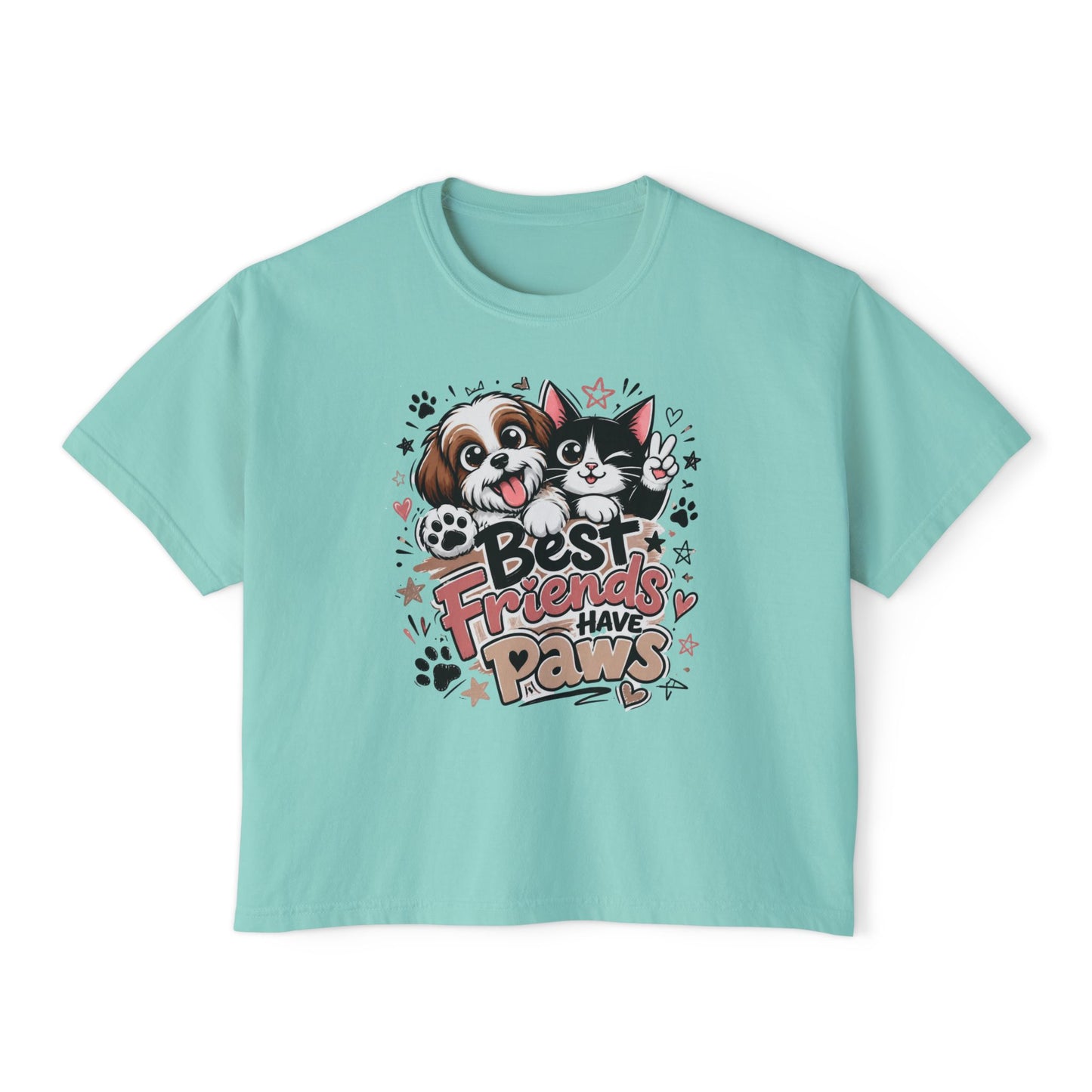 Pet Best Fiend T-Shirt — Women's Boxy Tee