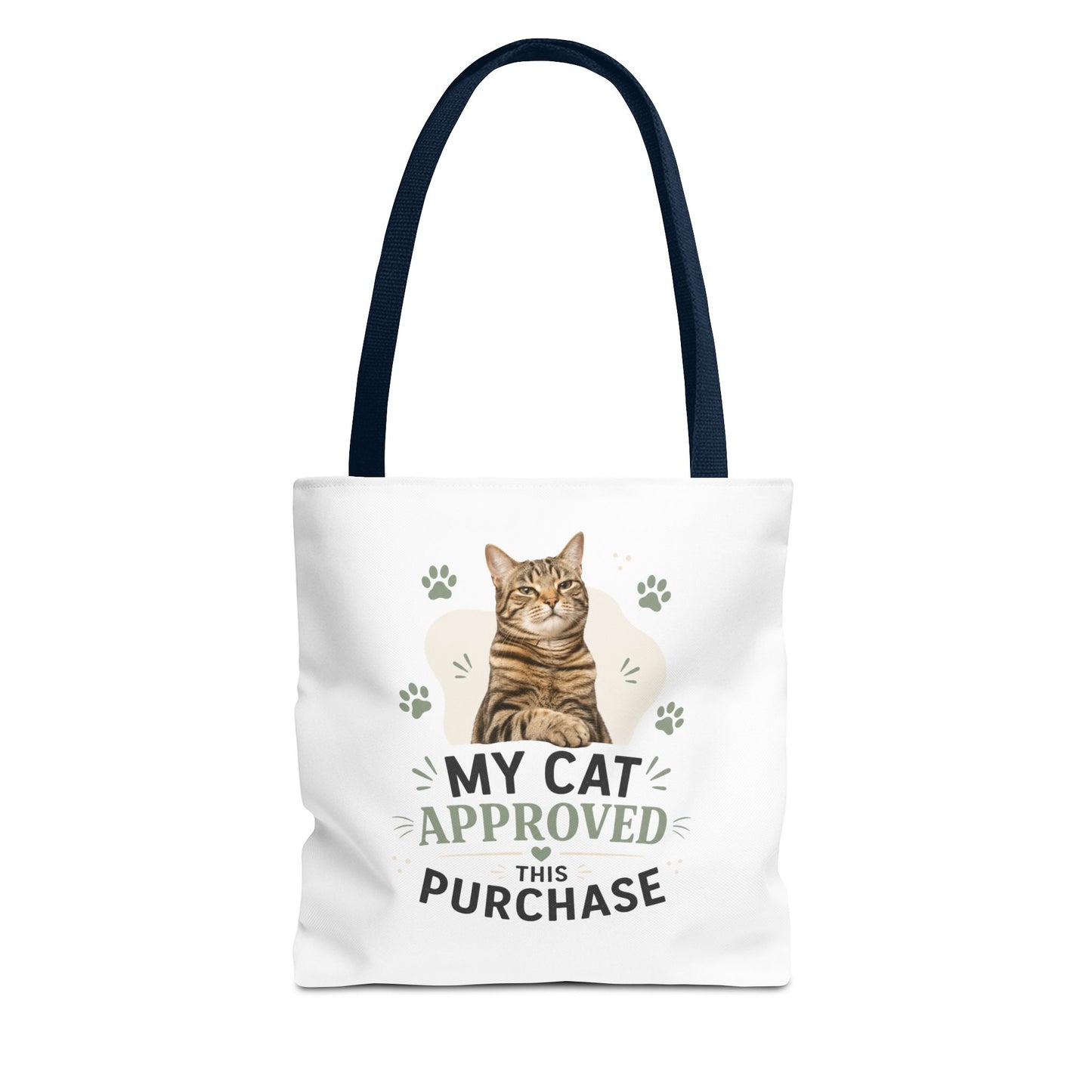Cat-Approved Tote Bag – "My Cat Approved This Purchase" Cute Cat Shopper Tote