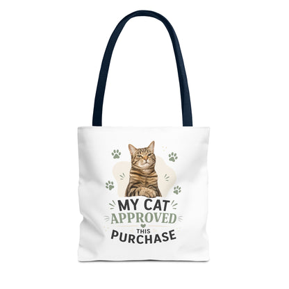 Cat-Approved Tote Bag – "My Cat Approved This Purchase" Cute Cat Shopper Tote