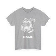 Personalized Schnauzer T‑Shirt — Custom Dog Name Tee