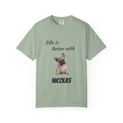 Custom Pet Portrait T-Shirt — Personalized Pet Photo Tee