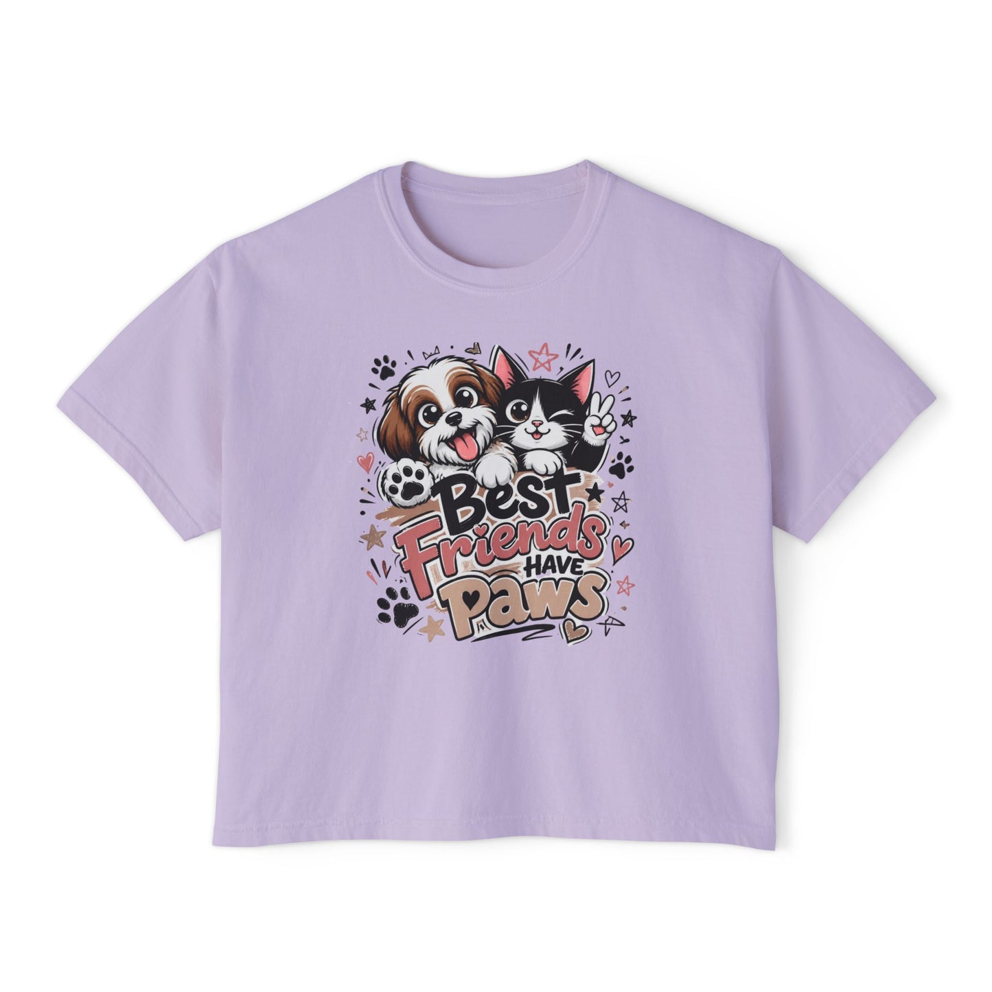 Pet Best Fiend T-Shirt — Women's Boxy Tee