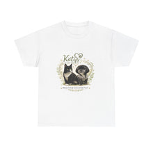Cat & Dog Pet Lovers T-Shirt — "Katy's Pawfect Crew" Vintage Pet Portrait Tee
