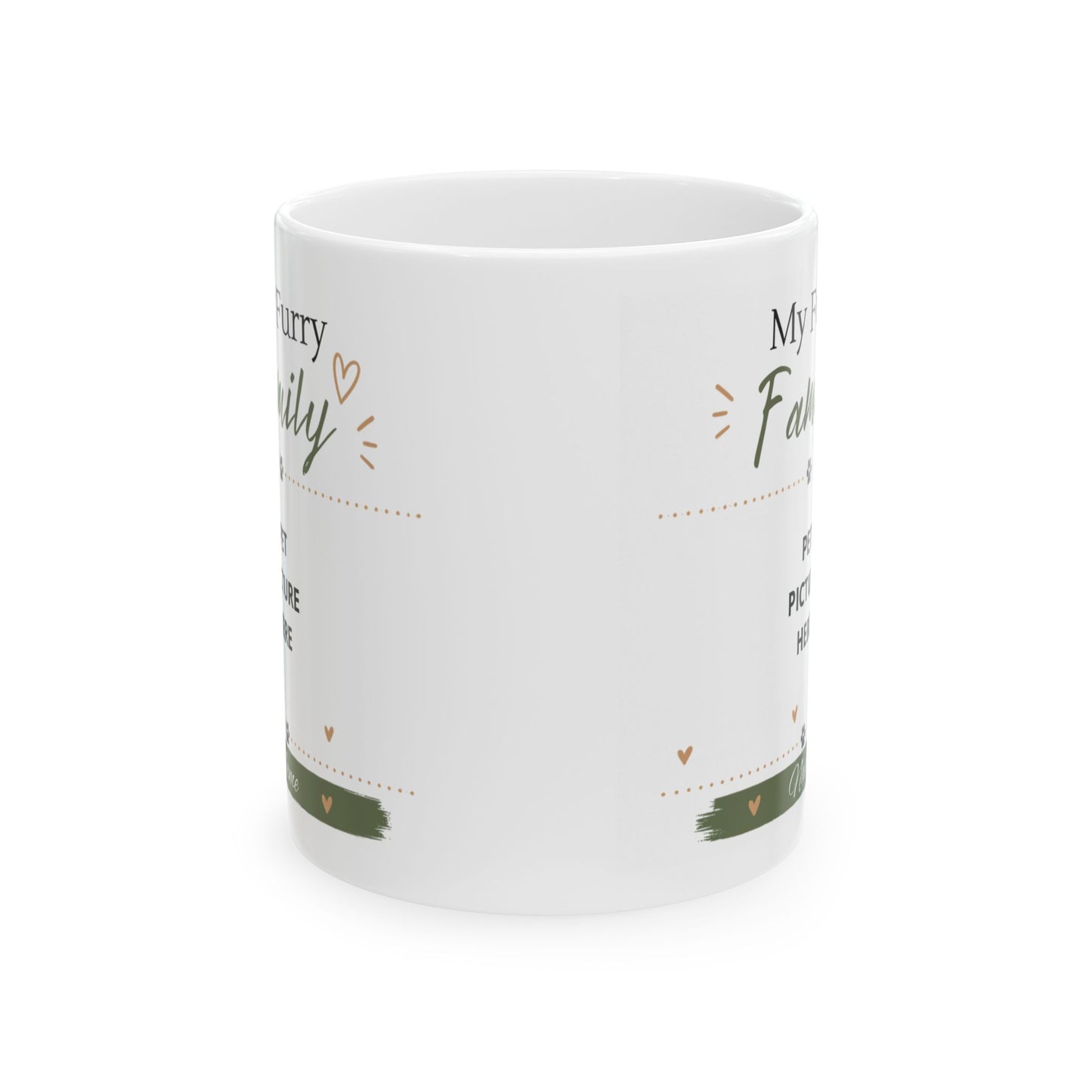 Funny Family Coffee Mug — “My Hurry Is Family” Ceramic Tea Cup (11oz & 15oz)