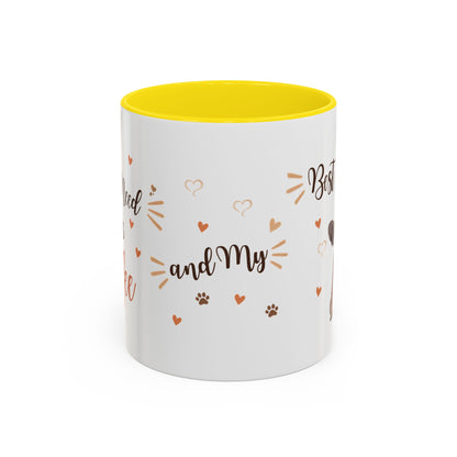 Best Friend French Bulldog Accent Coffee Mug — Cute Pet Lover Gift (11/15oz)
