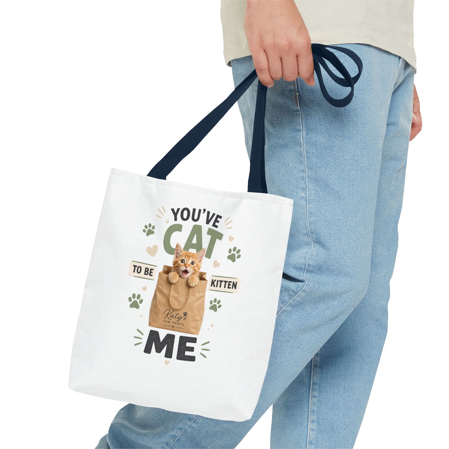 You've Cat to Be Kitten Me Tote Bag — Cute Cat Lover Grocery & Gift Tote