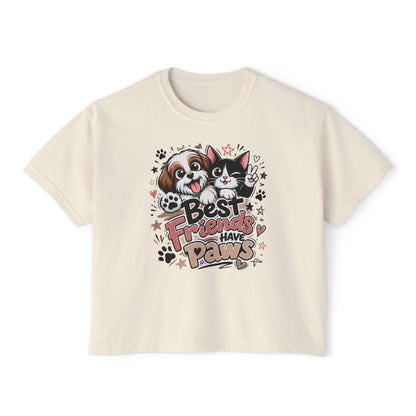 Pet Best Fiend T-Shirt — Women's Boxy Tee
