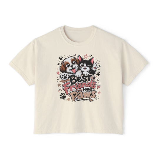 Pet Best Fiend T-Shirt — Women's Boxy Tee