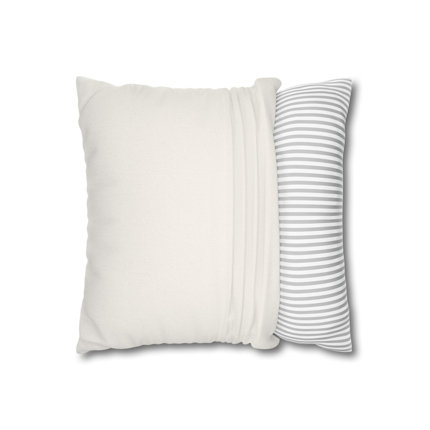 Cute Tabby Cat Throw Pillowcase — Heart Balloon Kitten Decorative Pillow Cover