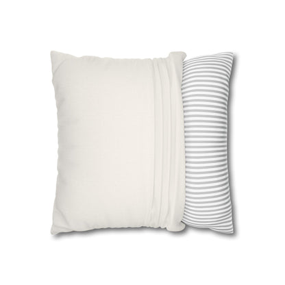 Cute Tabby Cat Throw Pillowcase — Heart Balloon Kitten Decorative Pillow Cover