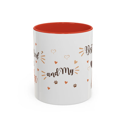 Best Friend French Bulldog Accent Coffee Mug — Cute Pet Lover Gift (11/15oz)