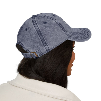 Cat Team Vintage Embroidered Cap