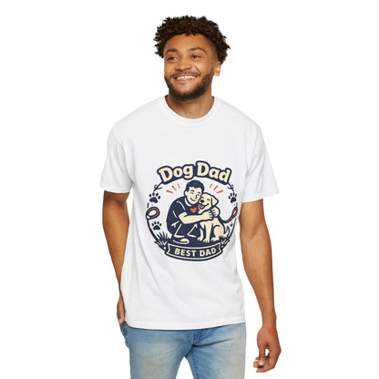 Dog Dad T-Shirt — Best Dad Graphic Tee for Dog Lovers