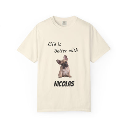 Custom Pet Portrait T-Shirt — Personalized Pet Photo Tee