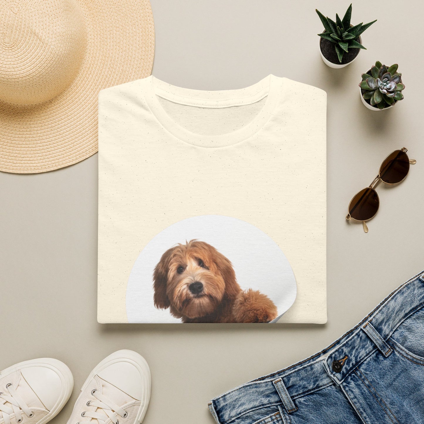 Big Dog Energy T-Shirt — Cute Peekaboo Doodle Graphic Tee