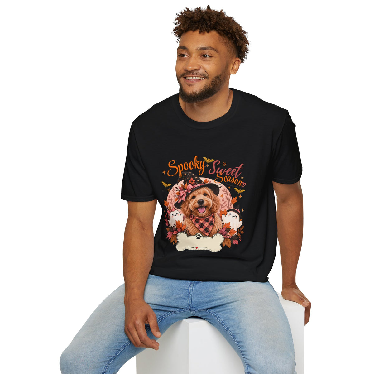 Personalized Doodle Halloween T-Shirt – Custom Goldendoodle & Labradoodle Tee