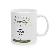 Funny Family Coffee Mug — “My Hurry Is Family” Ceramic Tea Cup (11oz & 15oz)