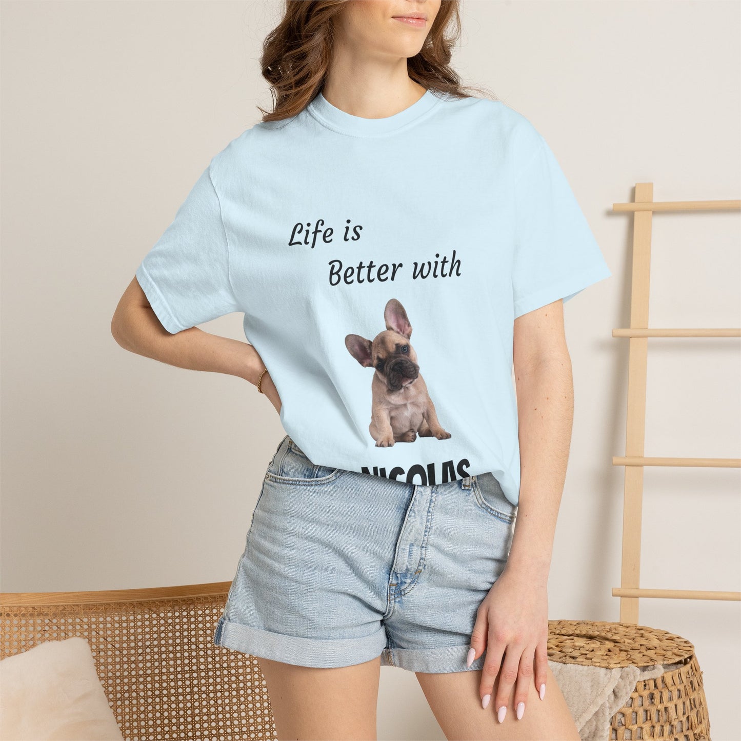Custom Pet Portrait T-Shirt — Personalized Pet Photo Tee