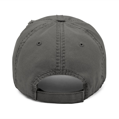 Cat Mom Club Distressed Dad Hat — Embroidered Vintage Baseball Cap