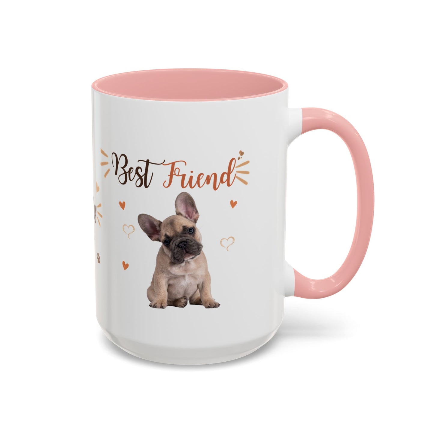 Best Friend French Bulldog Accent Coffee Mug — Cute Pet Lover Gift (11/15oz)