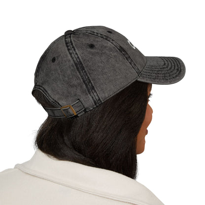 Cat Team Vintage Embroidered Cap