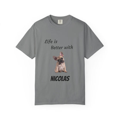 Custom Pet Portrait T-Shirt — Personalized Pet Photo Tee