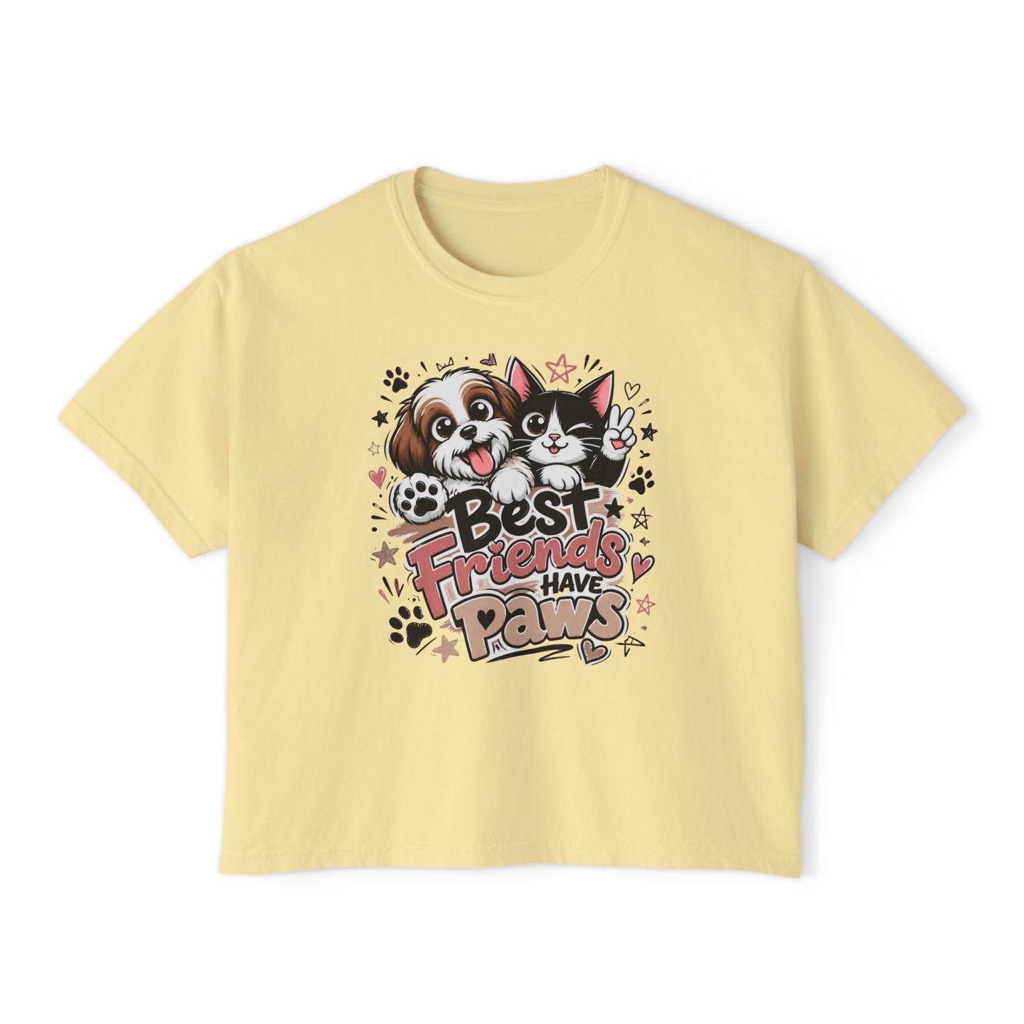 Pet Best Fiend T-Shirt — Women's Boxy Tee