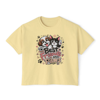 Pet Best Fiend T-Shirt — Women's Boxy Tee