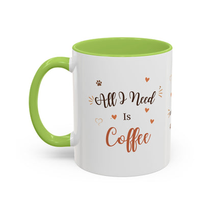 French Bulldog Coffee Mug – "Best Friend and My Love" Accent Ceramic Mug (11/15oz)