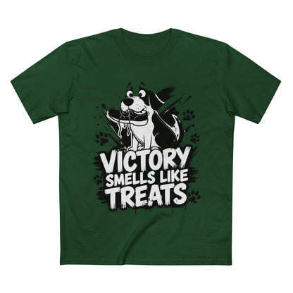 Victory Smells Like Treats Tee — Funny Dog Lover T‑Shirt