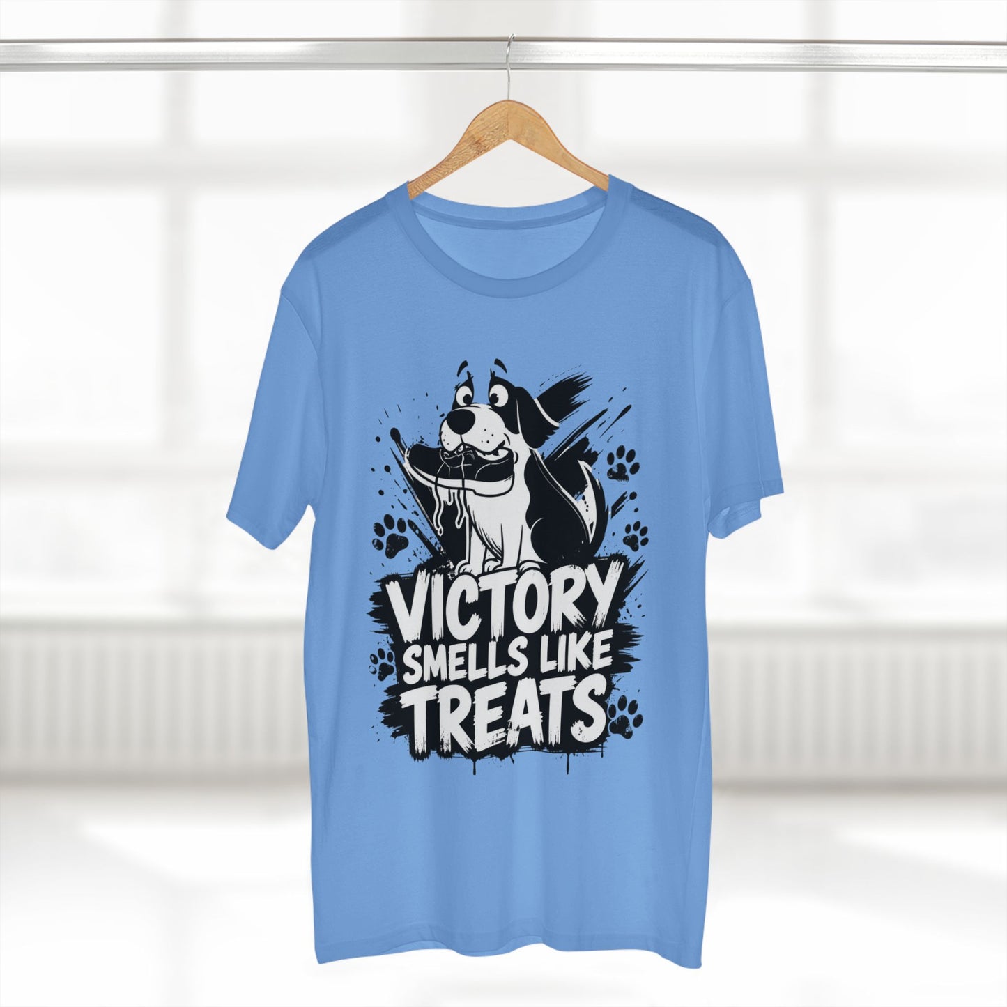 Victory Smells Like Treats Tee — Funny Dog Lover T‑Shirt