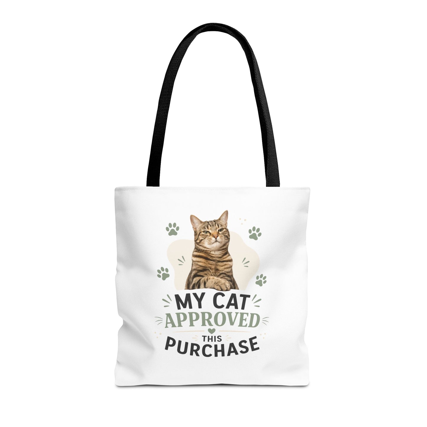 Cat-Approved Tote Bag – "My Cat Approved This Purchase" Cute Cat Shopper Tote