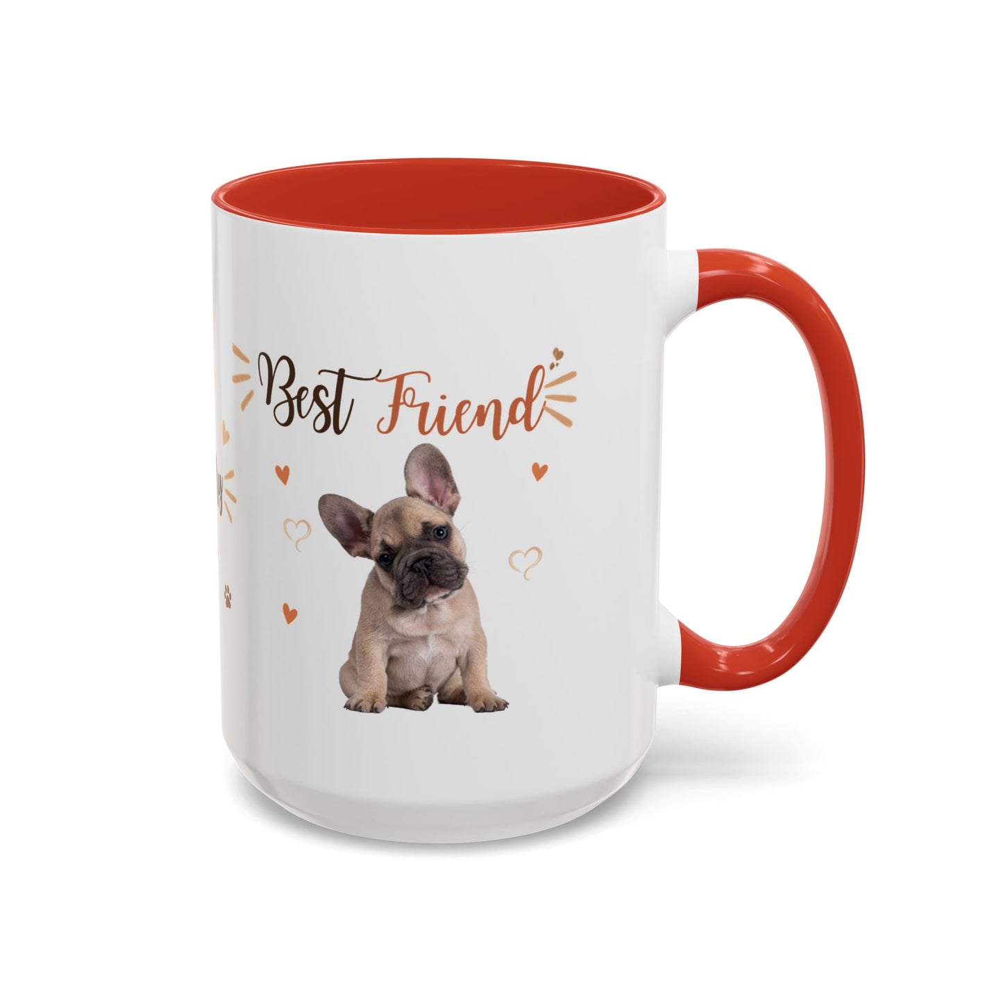 Best Friend French Bulldog Accent Coffee Mug — Cute Pet Lover Gift (11/15oz)