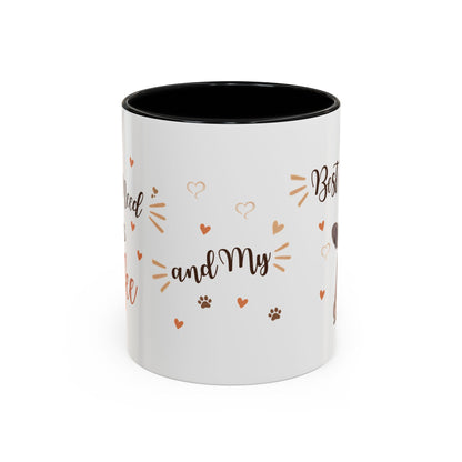 Best Friend French Bulldog Accent Coffee Mug — Cute Pet Lover Gift (11/15oz)