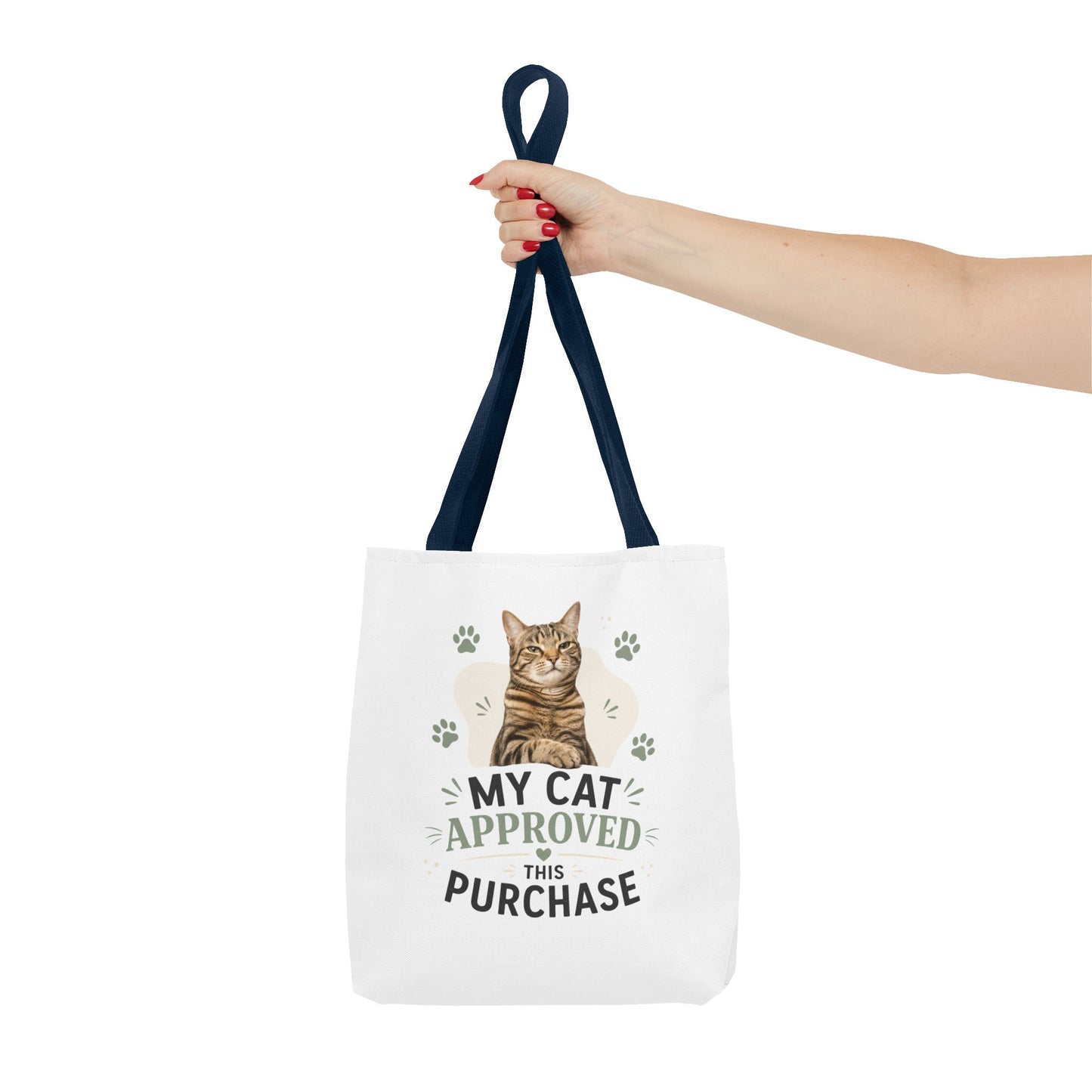 Cat-Approved Tote Bag – "My Cat Approved This Purchase" Cute Cat Shopper Tote