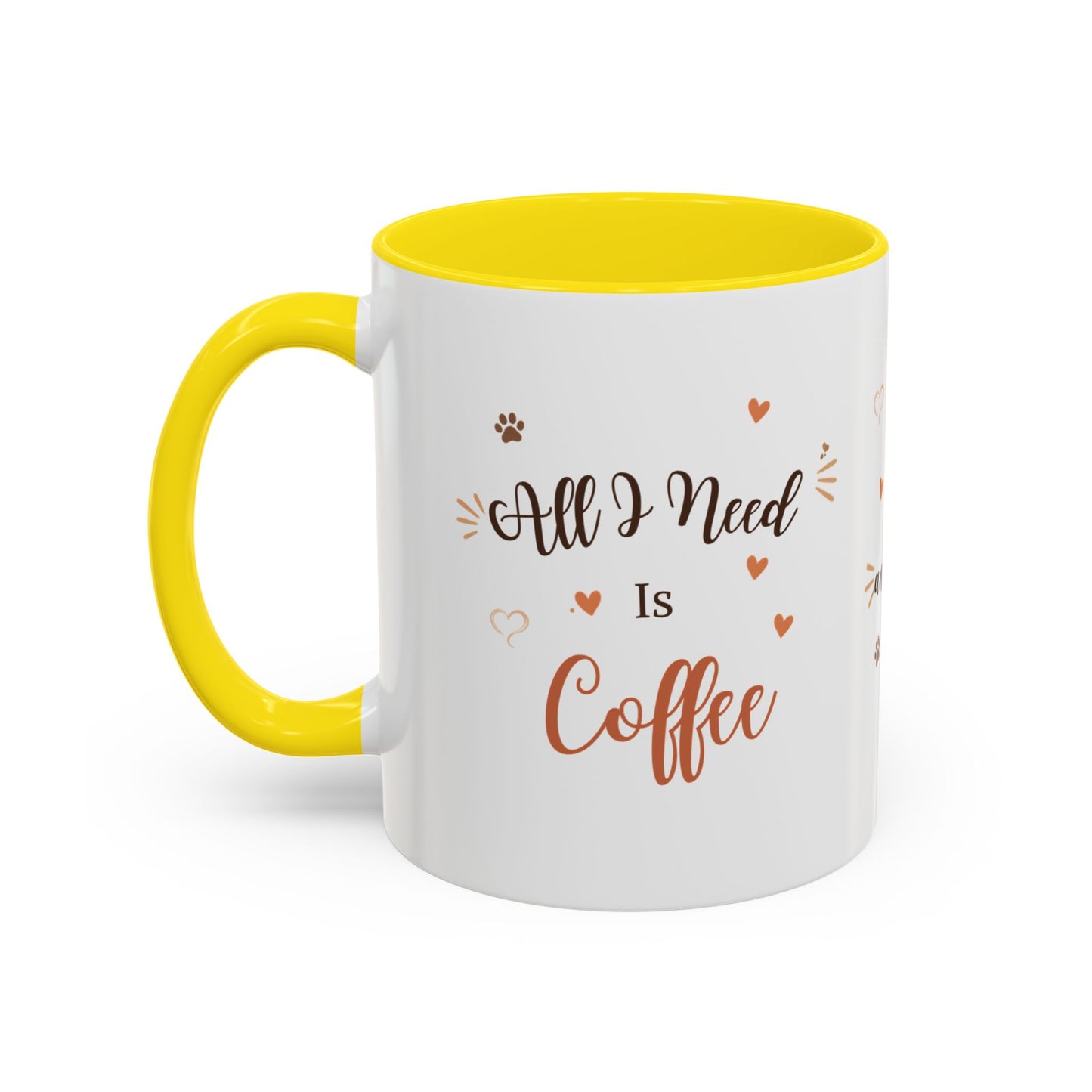 French Bulldog Coffee Mug – "Best Friend and My Love" Accent Ceramic Mug (11/15oz)