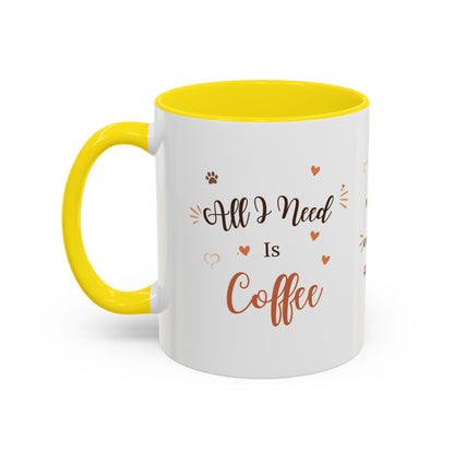 French Bulldog Coffee Mug – "Best Friend and My Love" Accent Ceramic Mug (11/15oz)