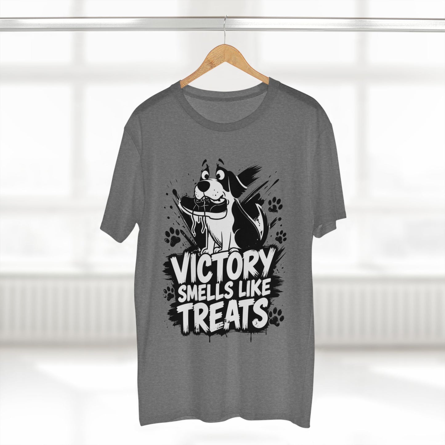 Victory Smells Like Treats Tee — Funny Dog Lover T‑Shirt