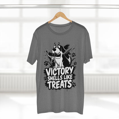 Victory Smells Like Treats Tee — Funny Dog Lover T‑Shirt
